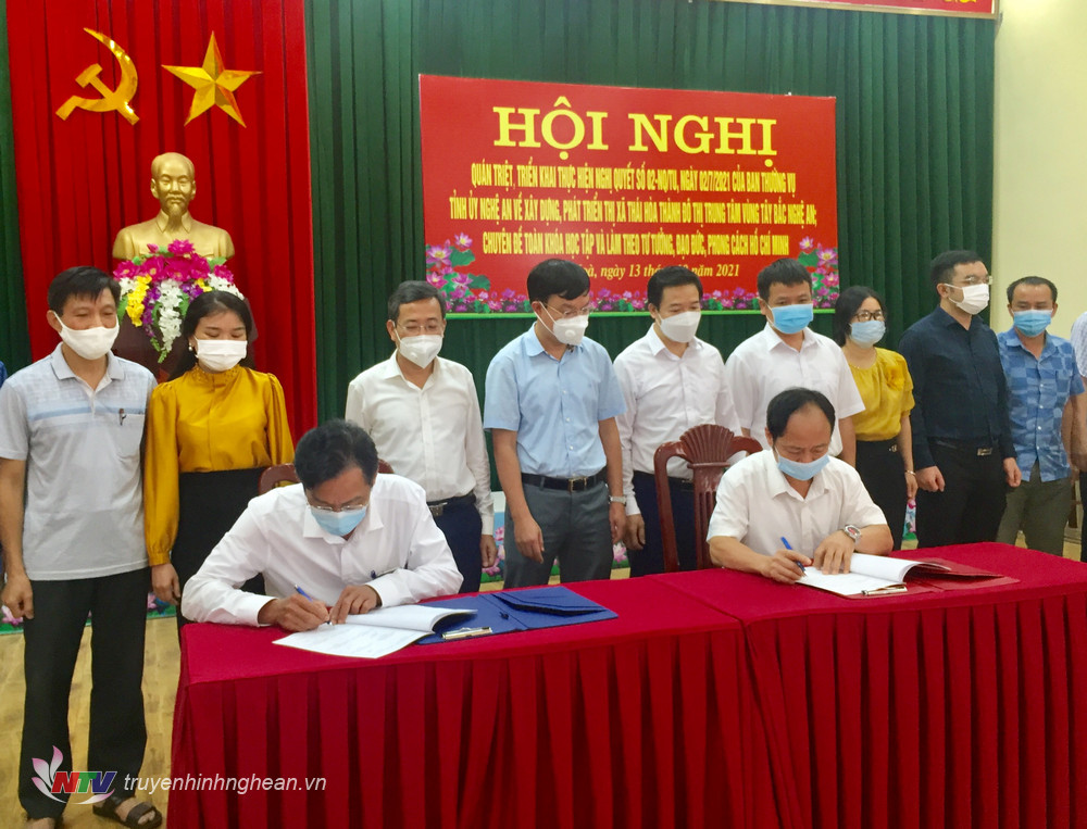 TX Thái Hòa: Triển khai thực hiện Nghị quyết 02 – NQ/TU của BTV Tỉnh ủy