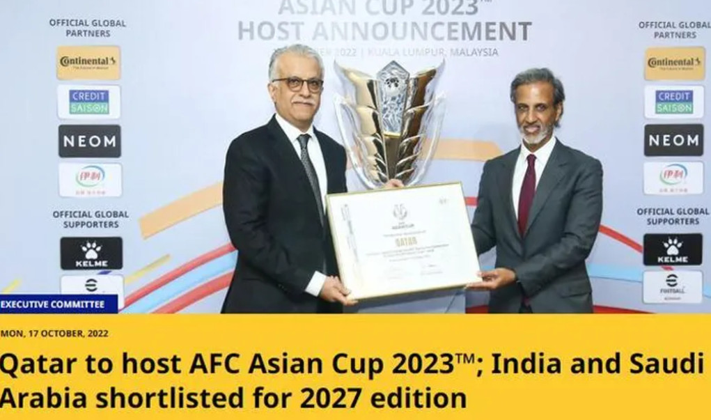 Qatar được AFC trao quyền đăng cai VCK Asian Cup 2023
