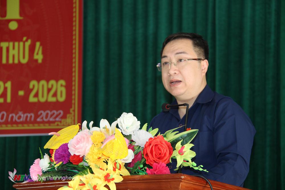 Ông Đặng Xuân Phương - Phó Chủ nhiệm Ủy ban Văn hóa, Giáo dục của Quốc hội thông báo nội dung, chương trình dự kiến kỳ họp thứ 4, Quốc hội khoá XV