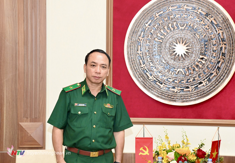 Thiếu tướng Trần Hải Bình, Phó Tham mưu trưởng BĐBP cảm ơn sự ủng hộ quý báu của cán bộ chiến sỹ BĐBP tỉnh nhà trong suốt chặng đường công tác.