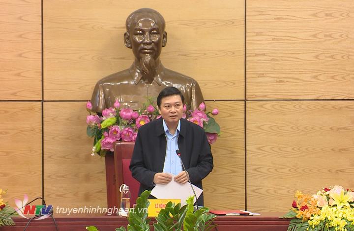 Phó Chủ tịch UBND tỉnh Lê Hồng Vinh: Điều chuyển vốn giữa các địa phương, đảm bảo tiến độ giải ngân trong GPMB cao tốc Bắc- Nam