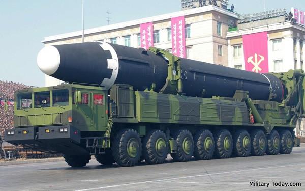 Tên lửa đạn đạo liên lục địa của Triều Tiên. 