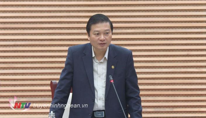 Phó Chủ tịch UBND tỉnh Lê Hồng Vinh