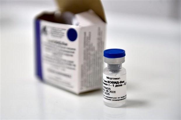 Vắcxin phòng dịch COVID-19 của Nga được giới thiệu tại Moskva ngày 10/9/2020. 