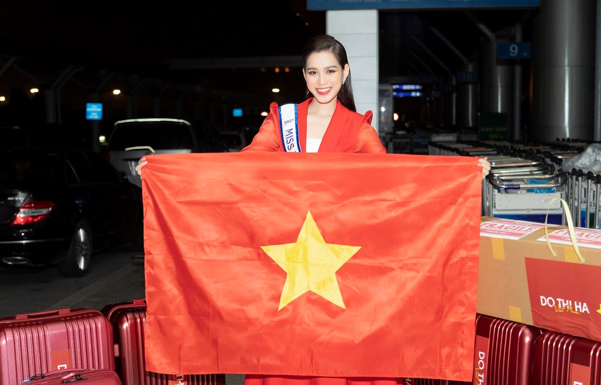 Đỗ Thị Hà chính thức lên đường đến Miss World 2021. 