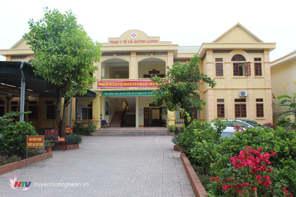 Trạm y tế xã Quỳnh Lương được đầu tư xây dựng khang trang