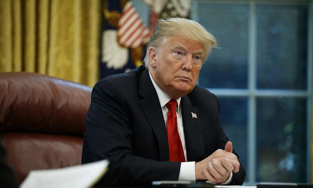 Tổng thống Donald Trump tại Phòng Bầu dục ở Nhà Trắng hôm 16/10/2018. Ảnh: AP.