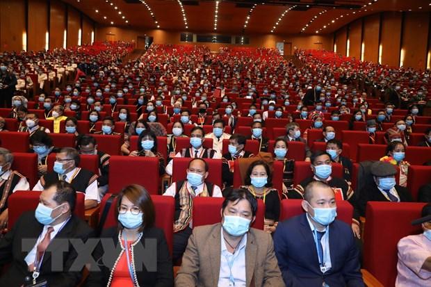Các đại biểu dự Đại hội đại biểu toàn quốc các dân tộc thiểu số Việt Nam lần thứ 2. 