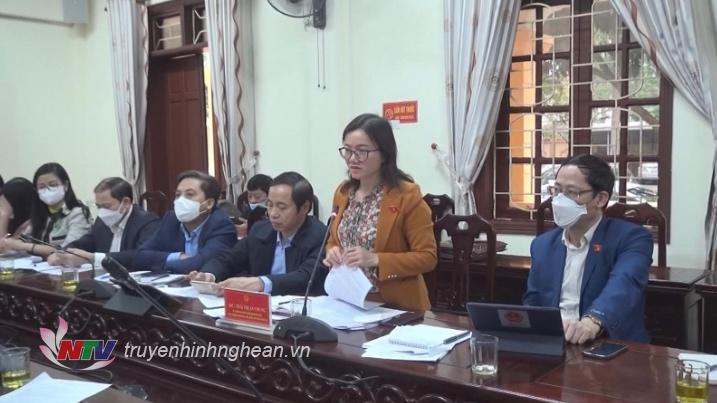 Đoàn đại biểu Quốc hội tỉnh giám sát việc thực hiện chủ trương sắp xếp đơn vị hành chính cấp xã tại huyện Nam Đàn.