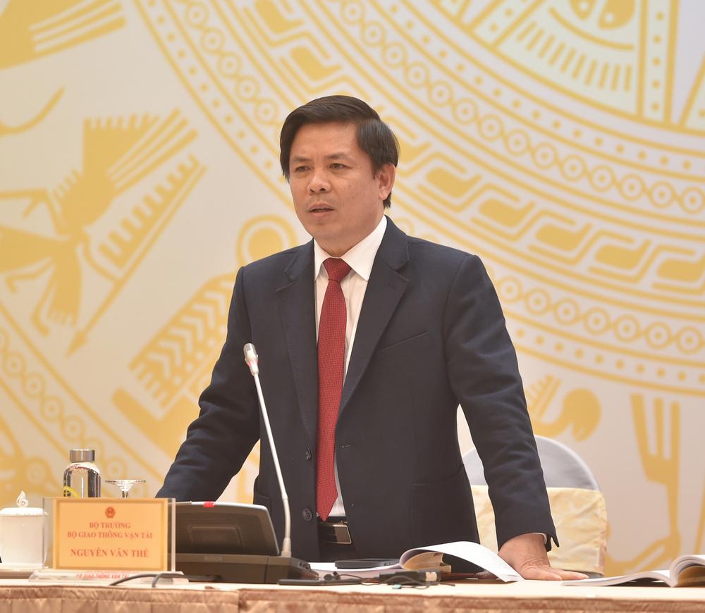 Bộ trưởng Bộ GTVT Nguyễn Văn Thể phát biểu tại hội thảo.