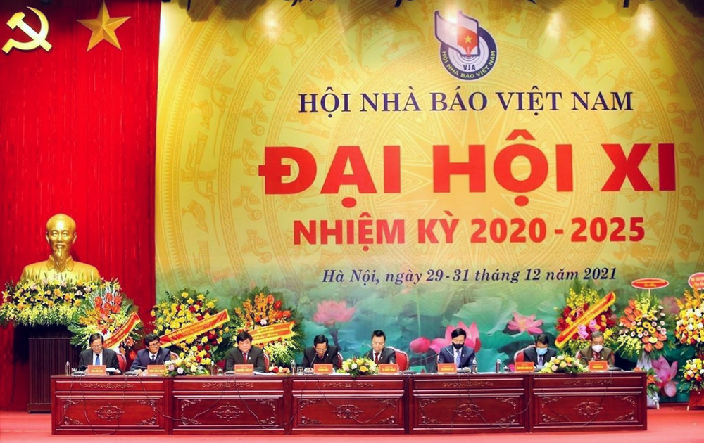 Đại hội Hội Nhà báo Việt Nam khoá XI diễn ra ngày 31/12 tại Hà Nội. 