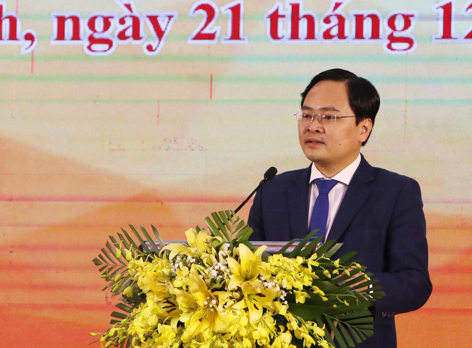 Đồng chí Nguyễn Anh Tuấn - Bí thư Thứ nhất Trung ương Đoàn, phát biểu tổng kết cuộc thi