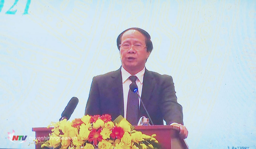 Phó Thủ tướng Lê Văn Thành phát biểu tại hội nghị.
