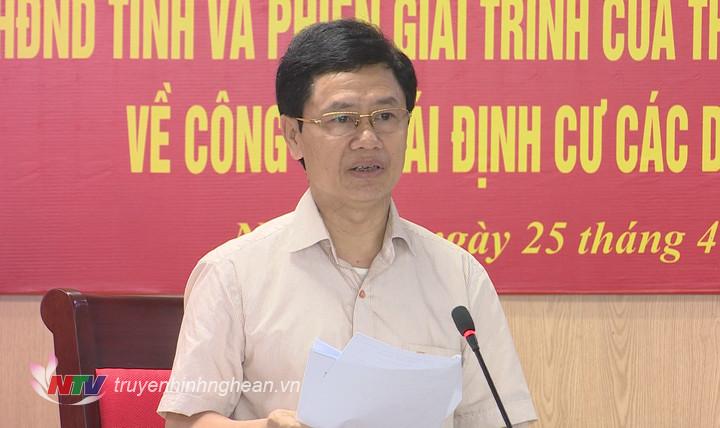 Chủ tịch HĐND tỉnh Nguyễn Xuân Sơn phát biểu kết luận phiên họp.