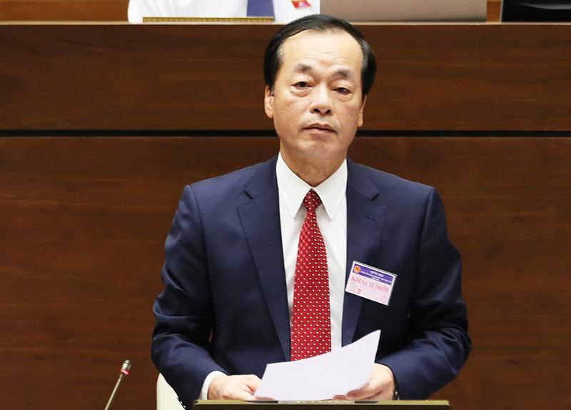 Bộ trưởng Bộ Xây dựng Phạm Hồng Hà trả lời chất vấn trước Quốc hội