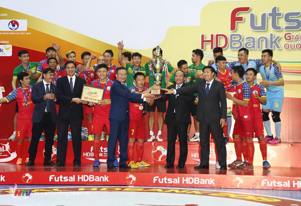 Sanatech Khánh Hoa lên ngôi vô địch giải Futsal HDBank Cúp QG 2019