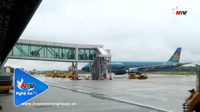 Nhộn nhịp những chuyến bay đầu năm mới tại Cảng hàng không Quốc tế Vinh