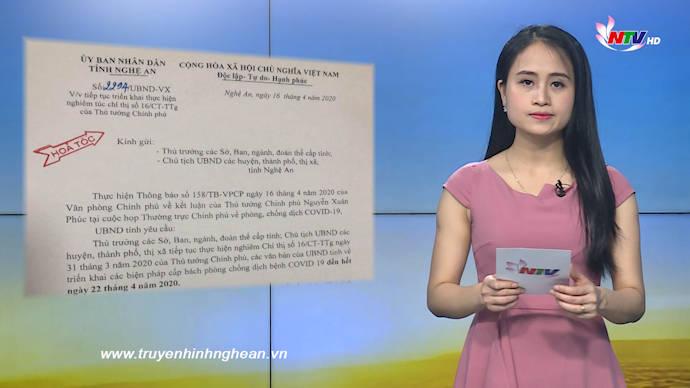 Nghệ An ngày mới - 17/4/2020