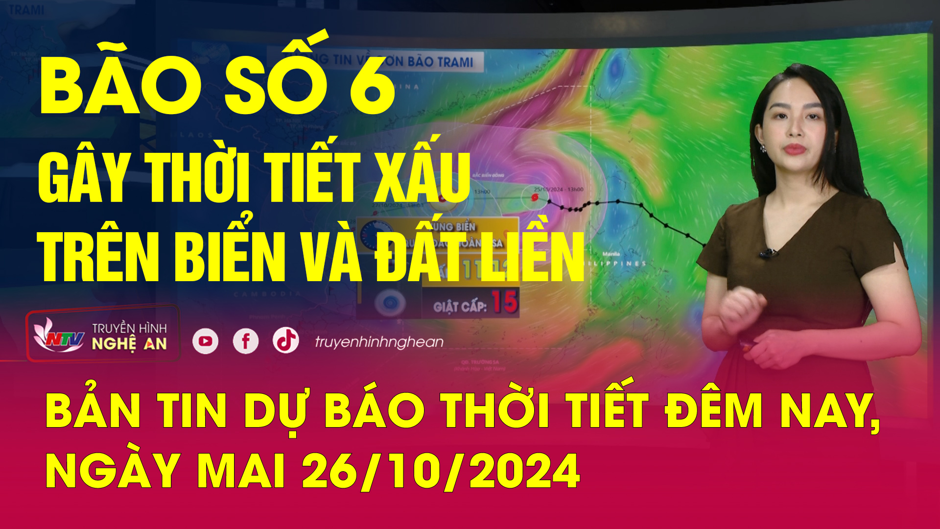 Dự báo Thời tiết đêm nay, ngày mai 26/10/2024