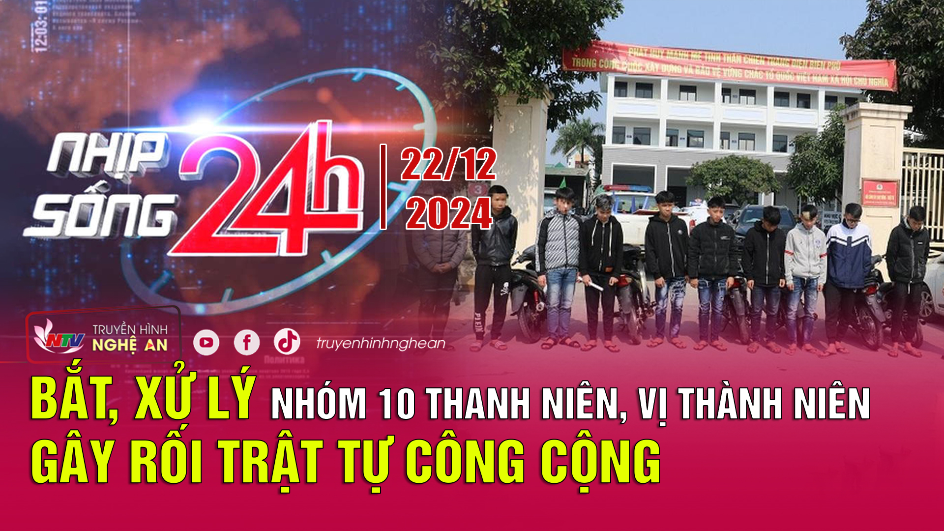 Bản tin Nhịp sống 24h - 22/12/2024