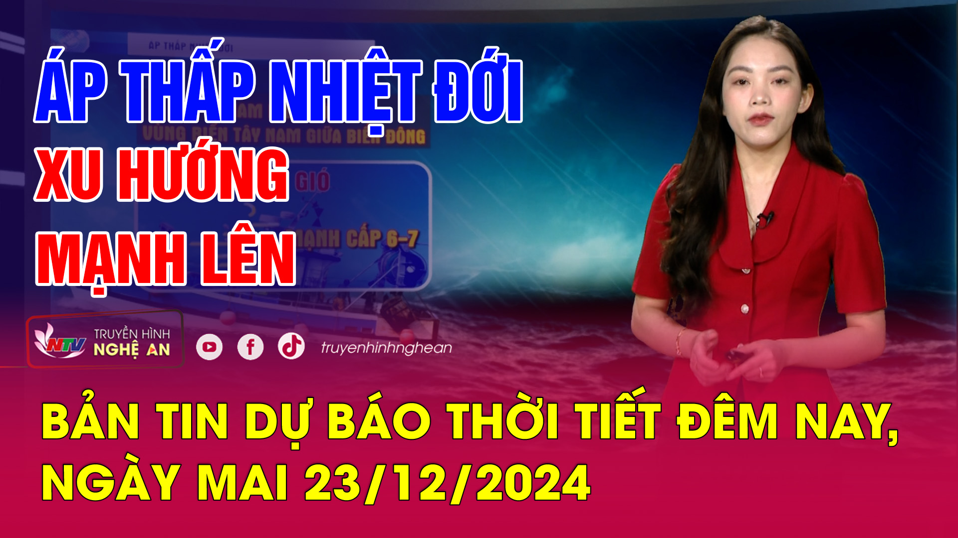 Bản tin Dự báo thời tiết đêm nay, ngày mai 23/12/2024