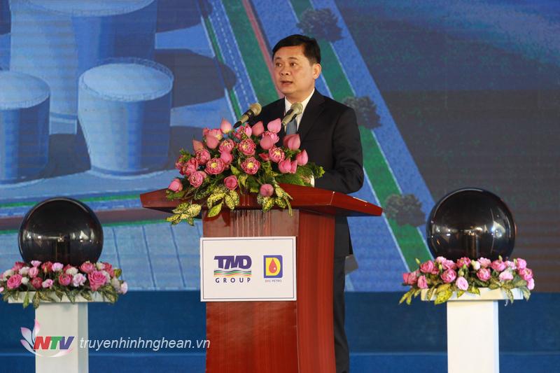 Chủ tịch UBND tỉnh Thái Thanh Quý phát biểu tại buổi lễ.
