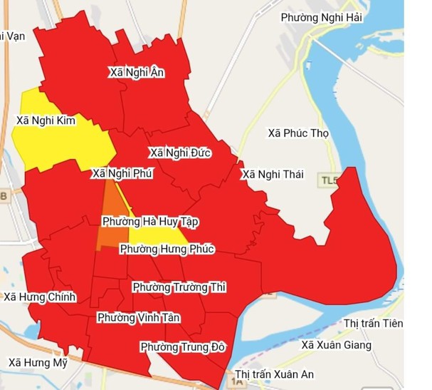 Để cập nhật tình hình dịch bệnh tại thành phố Vinh, bản đồ cấp độ dịch TP. Vinh 2024 sẽ được chính quyền địa phương cập nhật liên tục. Việc sử dụng bản đồ này giúp cho người dân nắm được thông tin mới nhất về dịch bệnh và lựa chọn các biện pháp phòng chống.