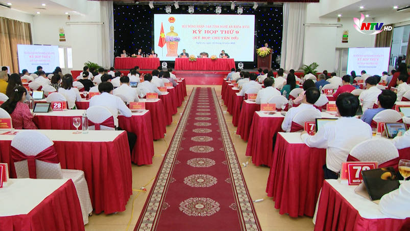 HĐND tỉnh khóa XVIII tổ chức kỳ họp thứ 9