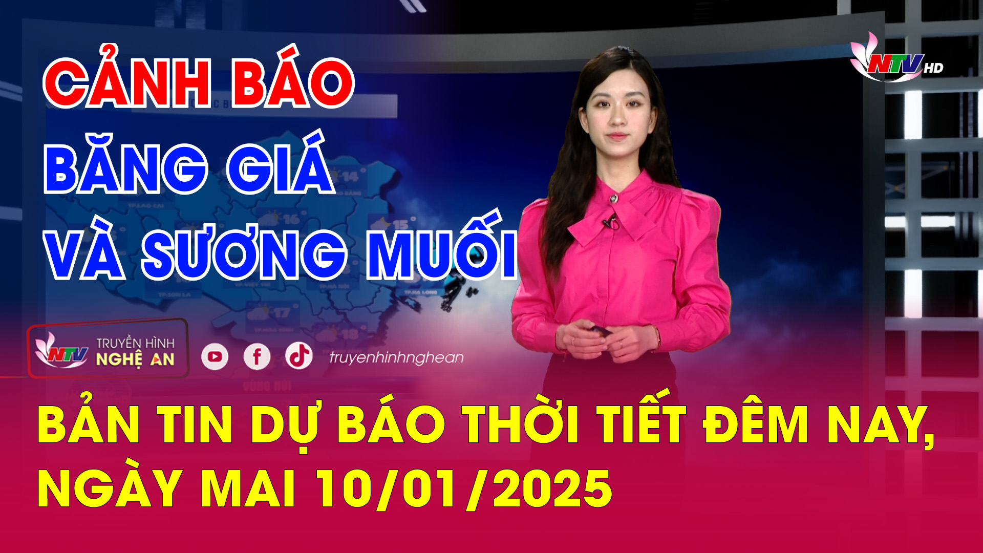 Bản tin Dự báo thời tiết đêm nay, ngày mai 10/01/2025