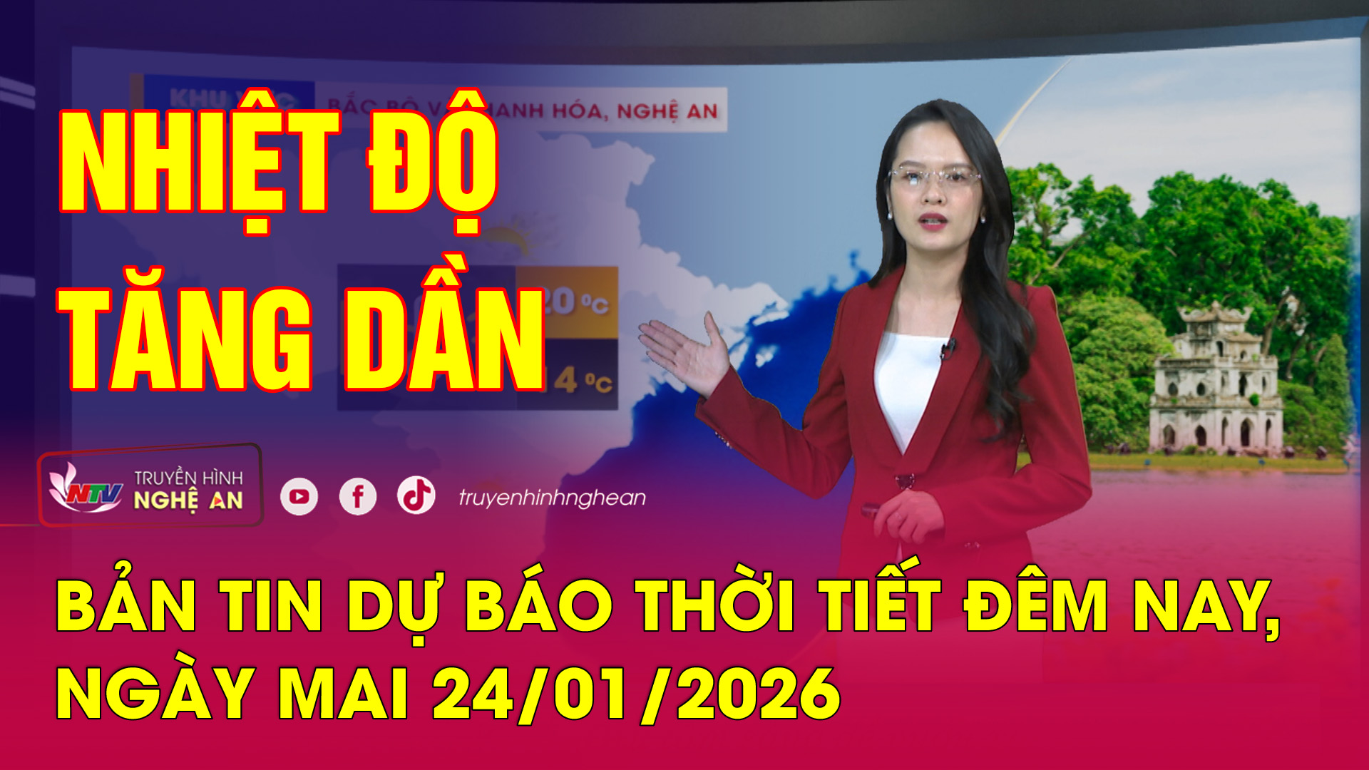 Bản tin Dự báo thời tiết đêm nay, ngày mai - 24/01/2026