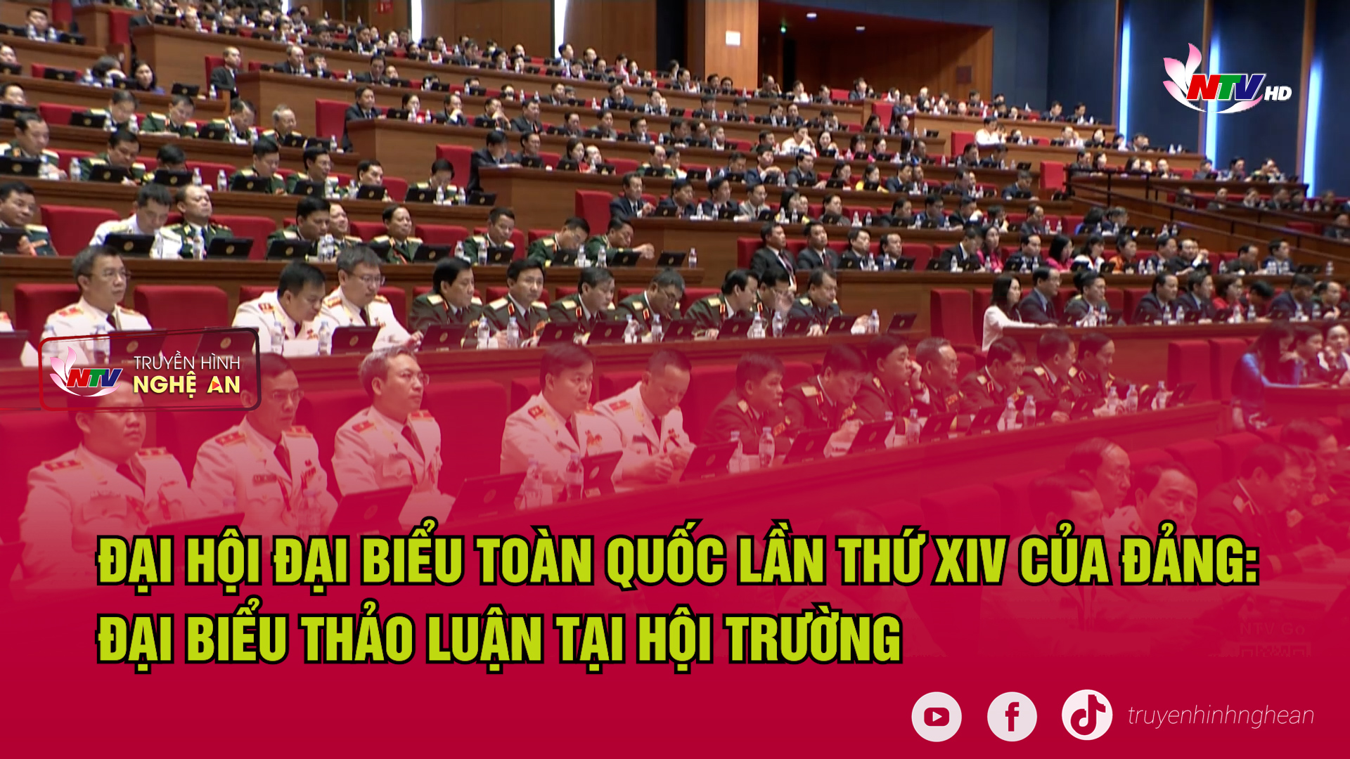 Đại hội đại biểu toàn quốc lần thứ XIV của Đảng: Đại biểu thảo luận tại hội trường