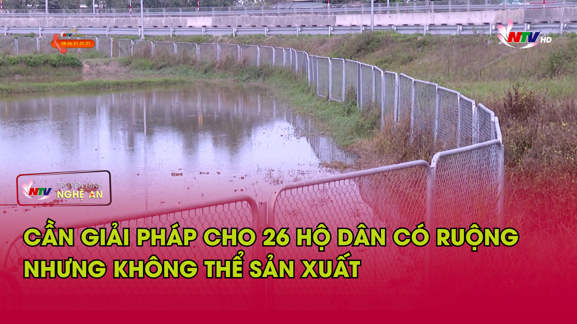 Cần giải pháp cho 26 hộ dân có ruộng nhưng không thể sản xuất