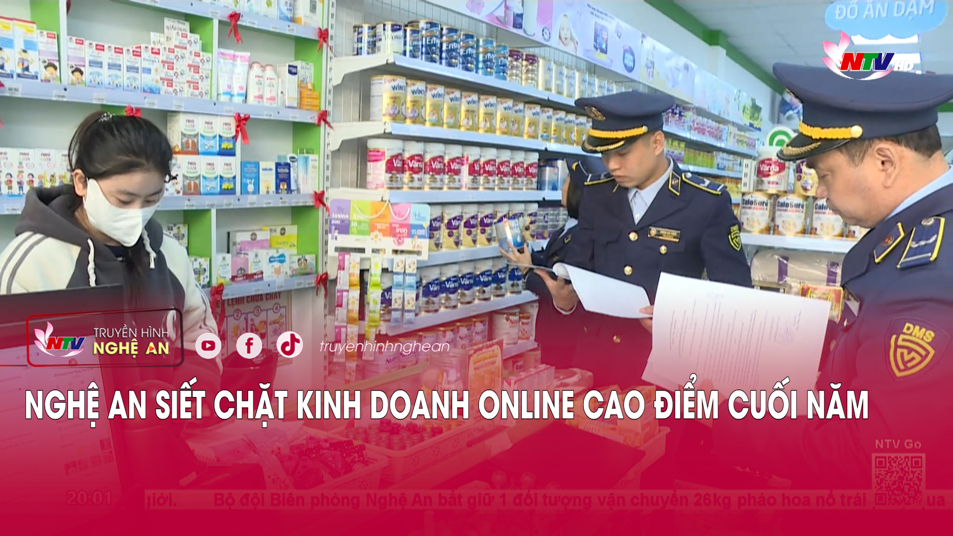 Nghệ An siết chặt kinh doanh online cao điểm cuối năm