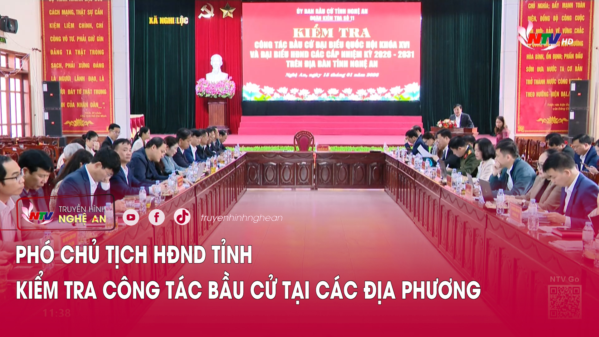 Phó Chủ tịch HĐND tỉnh kiểm tra công tác bầu cử tại các địa phương