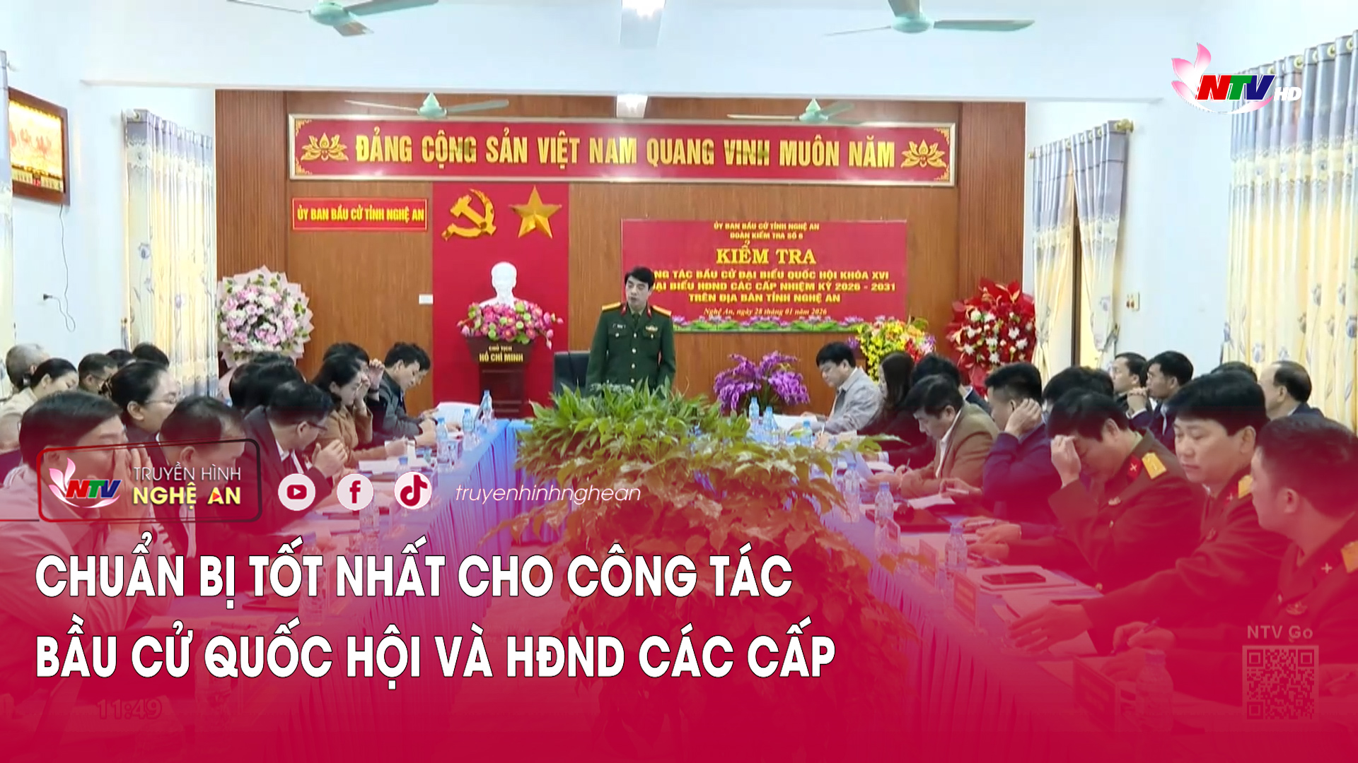 Chuẩn bị tốt nhất cho công tác bầu cử Quốc hội và HĐND các cấp