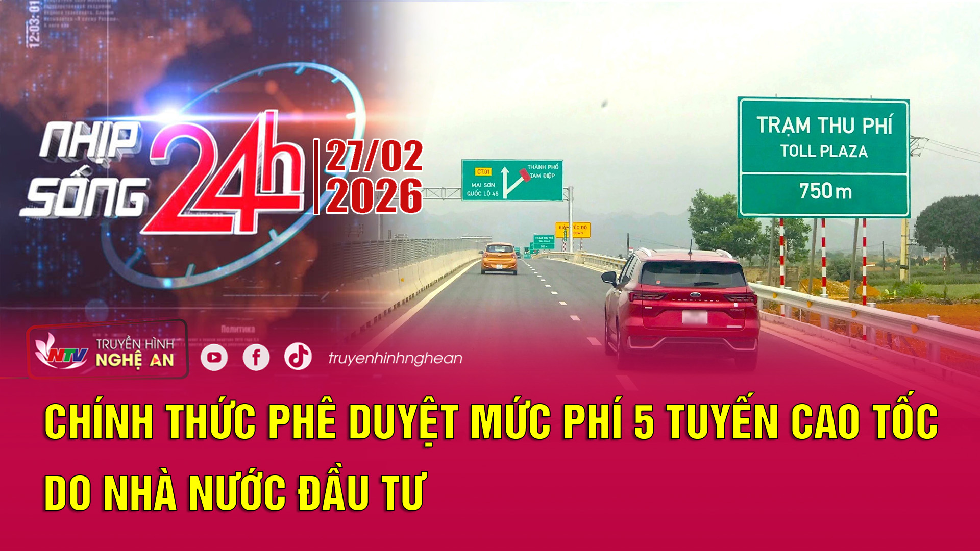 Bản tin Nhịp sống 24h - 27/02/2026