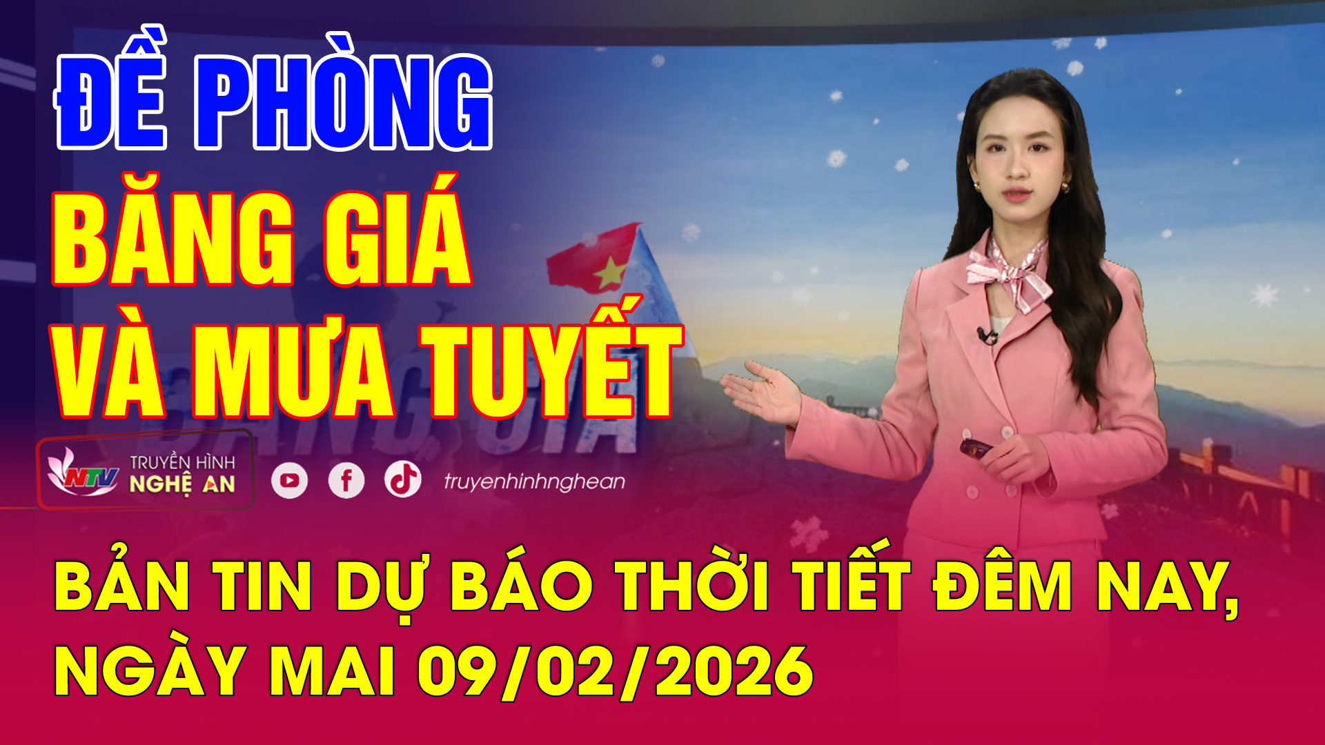 Bản tin Dự báo thời tiết đêm nay, ngày mai - 09/02/2026