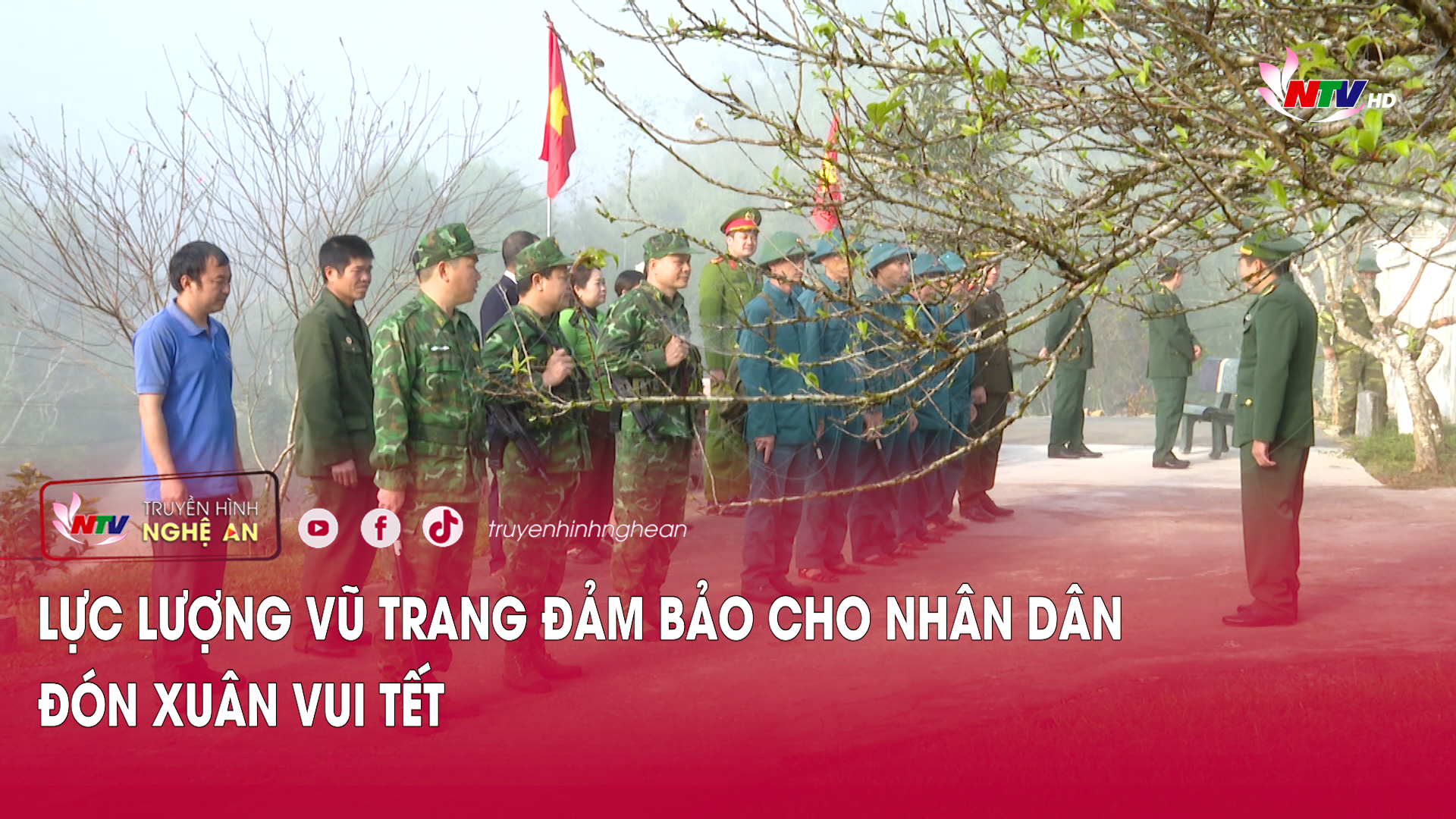 Lực lượng vũ trang đảm bảo cho nhân dân đón xuân vui Tết