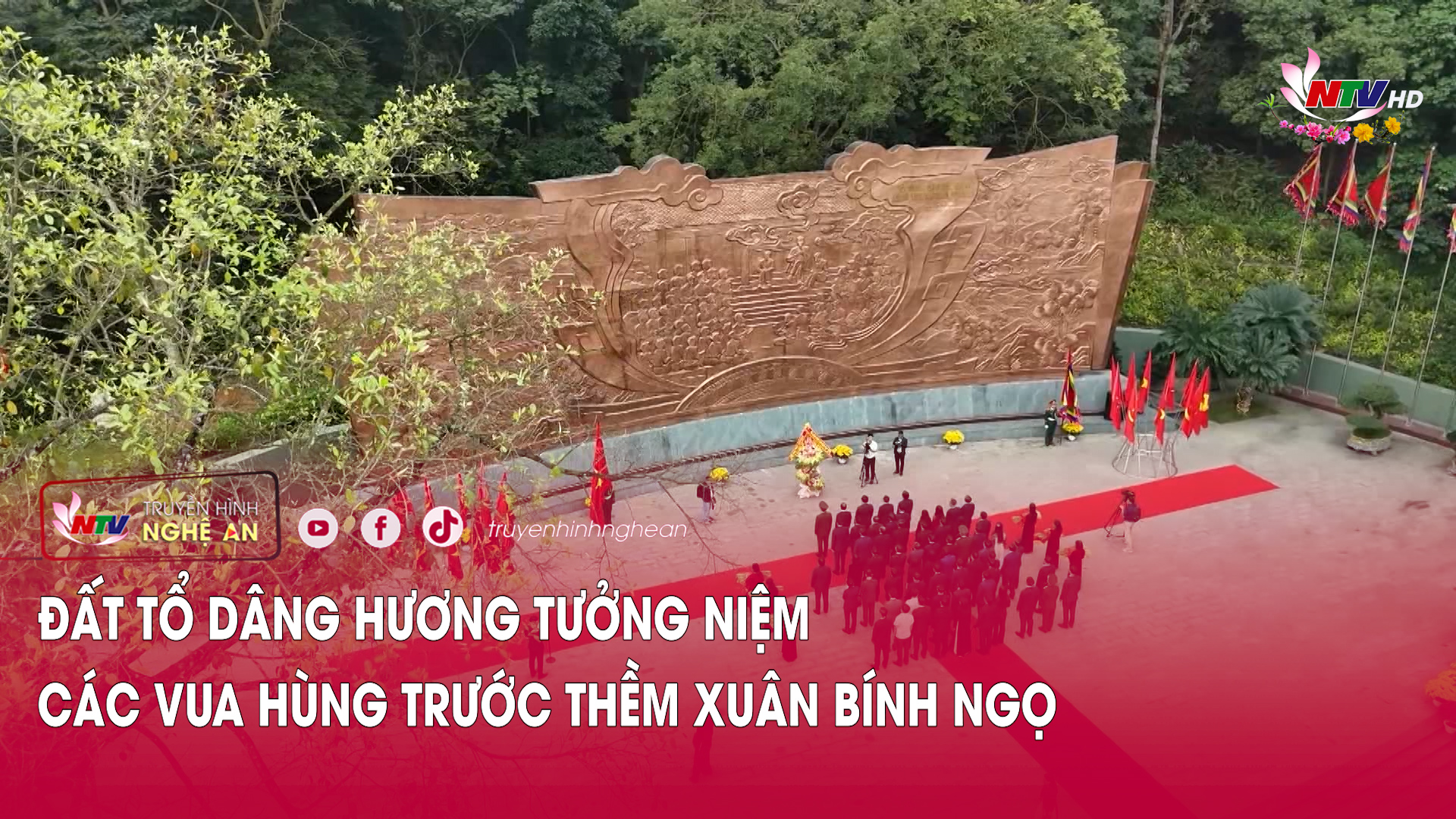 Đất Tổ dâng hương tưởng niệm các Vua Hùng trước thềm xuân Bính Ngọ