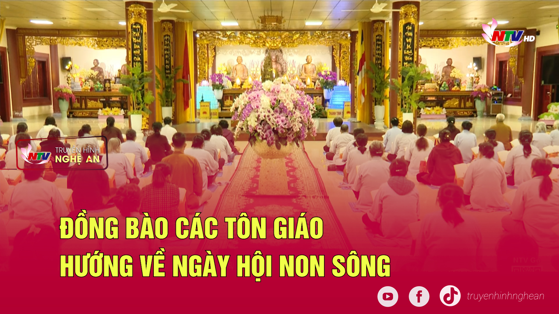 Đồng bào các tôn giáo hướng về ngày hội non sông