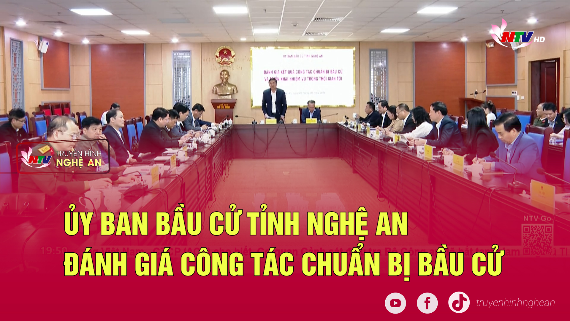 Ủy ban bầu cử tỉnh Nghệ An đánh giá công tác chuẩn bị bầu cử