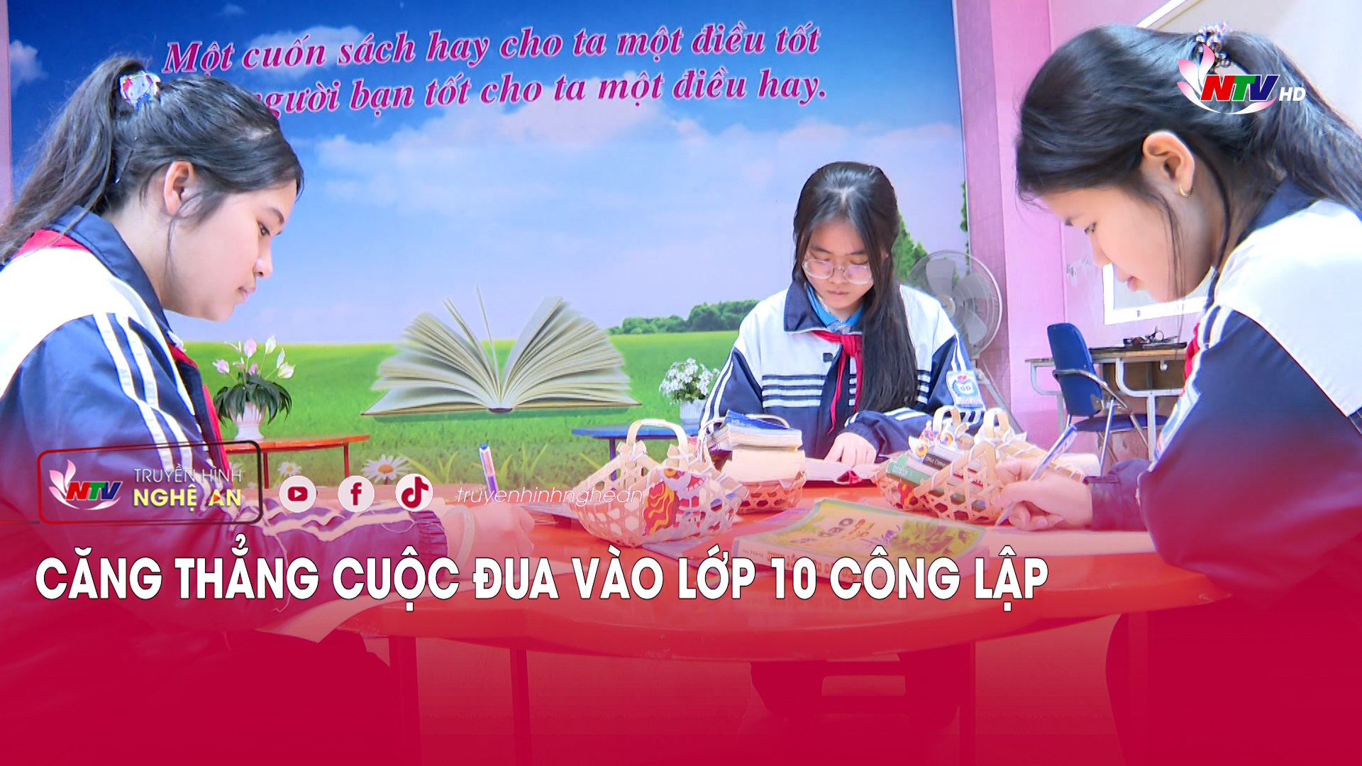 Căng thẳng cuộc đua vào lớp 10 công lập