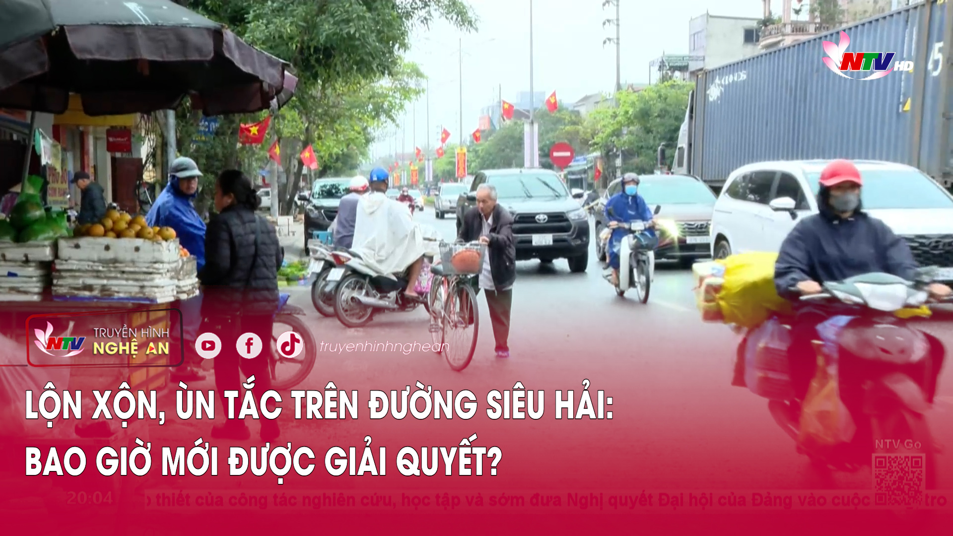 Lộn xộn, ùn tắc trên đường Siêu Hải: Bao giờ mới được giải quyết?