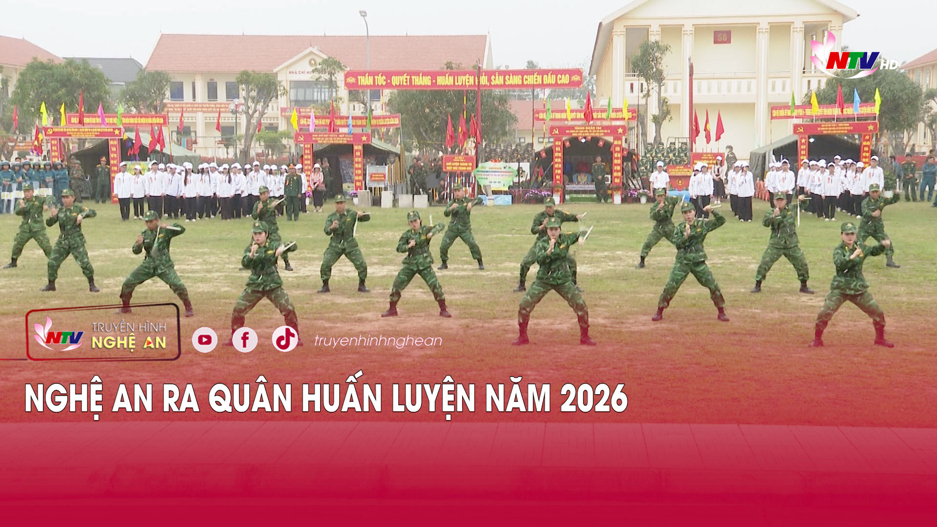 Nghệ An ra quân huấn luyện năm 2026