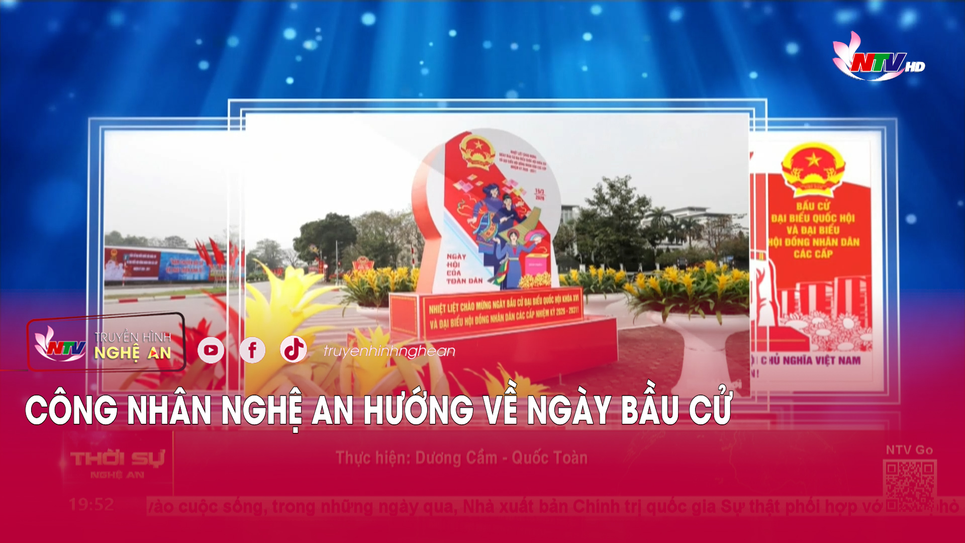 Công nhân Nghệ An hướng về ngày bầu cử