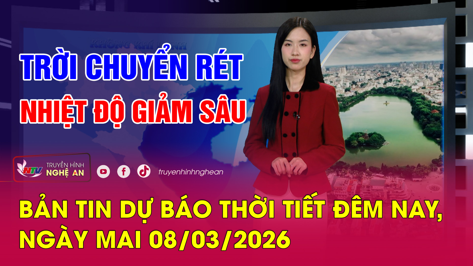 Bản tin Dự báo thời tiết đêm nay, ngày mai - 08/03/2026