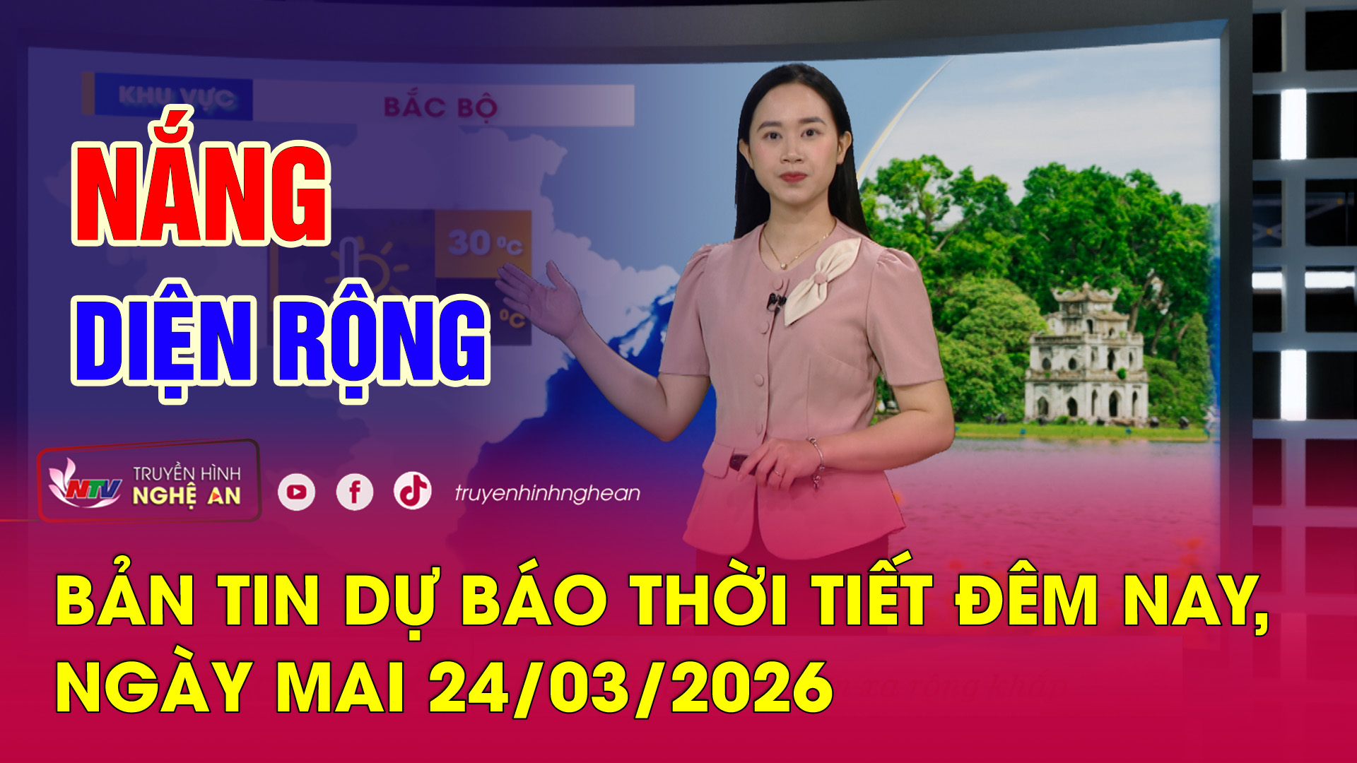 Dự báo thời tiết đêm nay, ngày mai - 24/03/2026