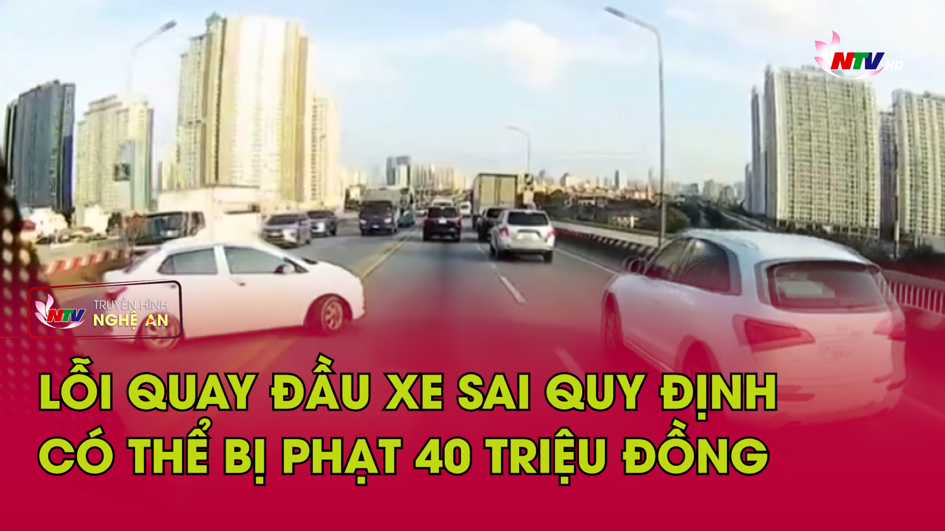 Bản tin An toàn giao thông - 13/03/2026:  Clip: Lỗi quay đầu xe sai quy định có thể bị phạt 40 triệu đồng
