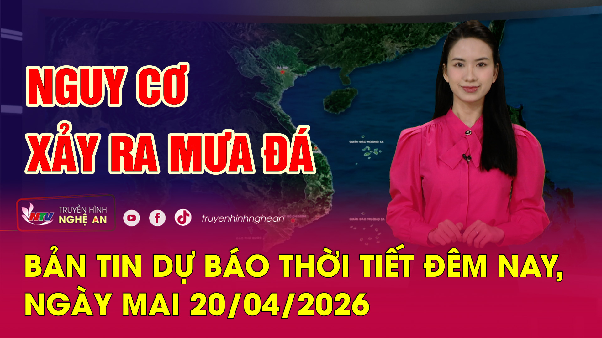 Dự báo thời tiết đêm nay, ngày mai - 20/04/2026