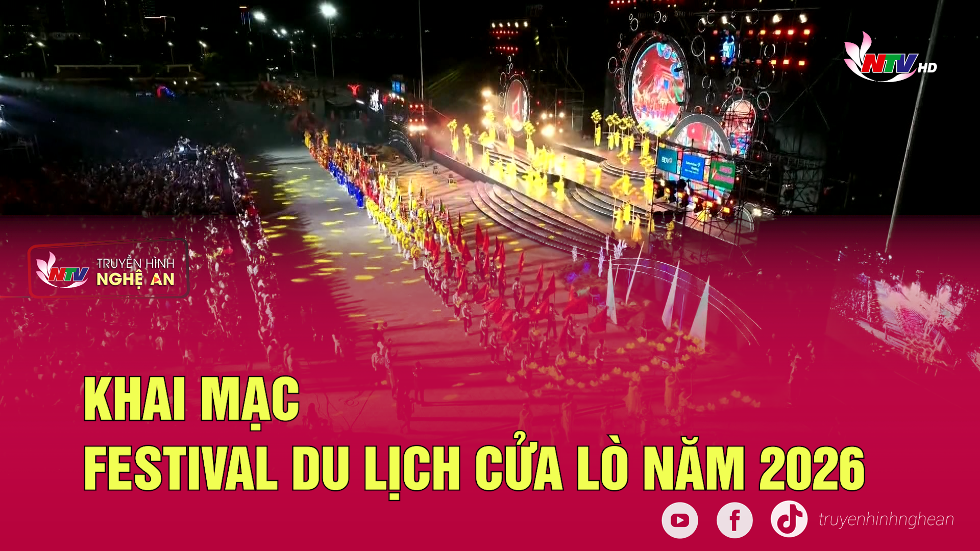 Khai mạc Festival Du lịch Cửa Lò năm 2026